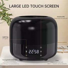 Difusor de Óleos Essenciais de Aromaterapia 13.53oz Difusor de Aromaterapia Colorido Humidificador, Luz LED Variável, Máquina de Ar Úmido Fresco Adequada para Grande Quarto, Casa de Quarto