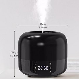 Difusor de Óleos Essenciais de Aromaterapia 13.53oz Difusor de Aromaterapia Colorido Humidificador, Luz LED Variável, Máquina de Ar Úmido Fresco Adequada para Grande Quarto, Casa de Quarto