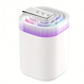 Umidificador Silencioso Rhythm, Umidificador Doméstico de Grande Capacidade com 3 Bicos para Nevoeiro Densamente, Ideal para Escritório e Quarto, Umidificador de Mesa Multifuncional de Alta Névoa.