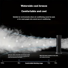 Humidificador portátil USB | Duplo ventilador + Três jatos + Luz ambiente, artefato de mesa multifuncional, melhoria de vento dupla, bateria recarregável de lítio de 3000mAh
