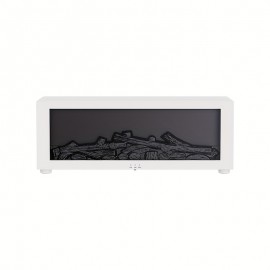Umidificador de Lareira com Chama Cintilante Realista, Difusor de Aromas com Tecnologia de Onda Sonora e Névoa Fria, Alimentado por USB para Casa Escritório Quarto, Purificador de Ar Pré-Filtrado, Decoração Compacta e Elegante, Umidificador de Foguete, Re