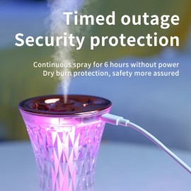 Humidificador de ar portátil pequeno para cintura pequena, mini grande volume de nevoeiro para casa, capacidade grande para quarto de escritório, melhor escolha para presentear