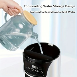 Ventilador de arrefecimento portátil para quarto com luz de atmosfera, ventilador de nebulização e humidade com função de temporização, água e gelo, arrefecimento de 6 velocidades, efeito de arrefecimento bom, silencioso, arrefecimento perfeito para acamp