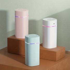 Humidificador de ar ultrassônico USB de 20,29 oz, névoa dupla, operação silenciosa, plástico, para casa, escritório, quarto, compatível com óleo essencial de aromaterapia, ≤36V