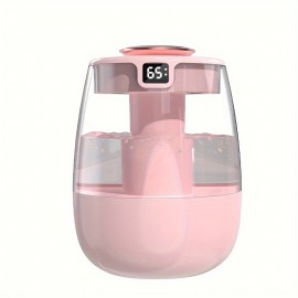 Umidificador de Grande Capacidade e Difusor de Aromaterapia Silencioso com Luz Noturna de 7 Cores, Modos Duplos de Pulverização (Lâmpada/Atomizador), Design de Vulcão Simulado, Alimentado por USB para Casa, Escritório, Decoração de Quarto, Qualidade do Ar
