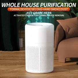 1 unidade, Purificador de Ar para Remoção de Fumaça e Odor Doméstico, Remoção de Formaldeído, Purificador de Íons Negativos, Aromatizantes de Ar para Sala de Aula, Quarto de Escola, Escritório, Presente de Halloween e Natal, Decoração de Ambiente