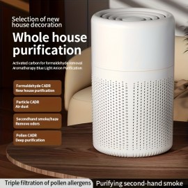 1 unidade, Purificador de Ar para Remoção de Fumaça e Odor Doméstico, Remoção de Formaldeído, Purificador de Íons Negativos, Aromatizantes de Ar para Sala de Aula, Quarto de Escola, Escritório, Presente de Halloween e Natal, Decoração de Ambiente