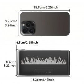 Maquininha de Aromaterapia com Efeito Chama em 7 Cores, Umidificador para Carro e Casa, Design Fumê que Simula Chama, Difusor de Óleos Essenciais, Presente Perfeito para Ambiente Doméstico ou Escritório, Ideal para Aniversário