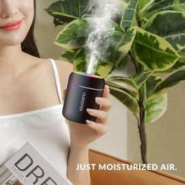 Difusor de Névoa Aromaterapêutica que Muda de Cor e Umidificador com Função de Névoa Fria, Luz Noturna e Promoção da Saúde das Plantas - Refresque e Purifique o Seu Quarto, Difusor de Aromaterapia