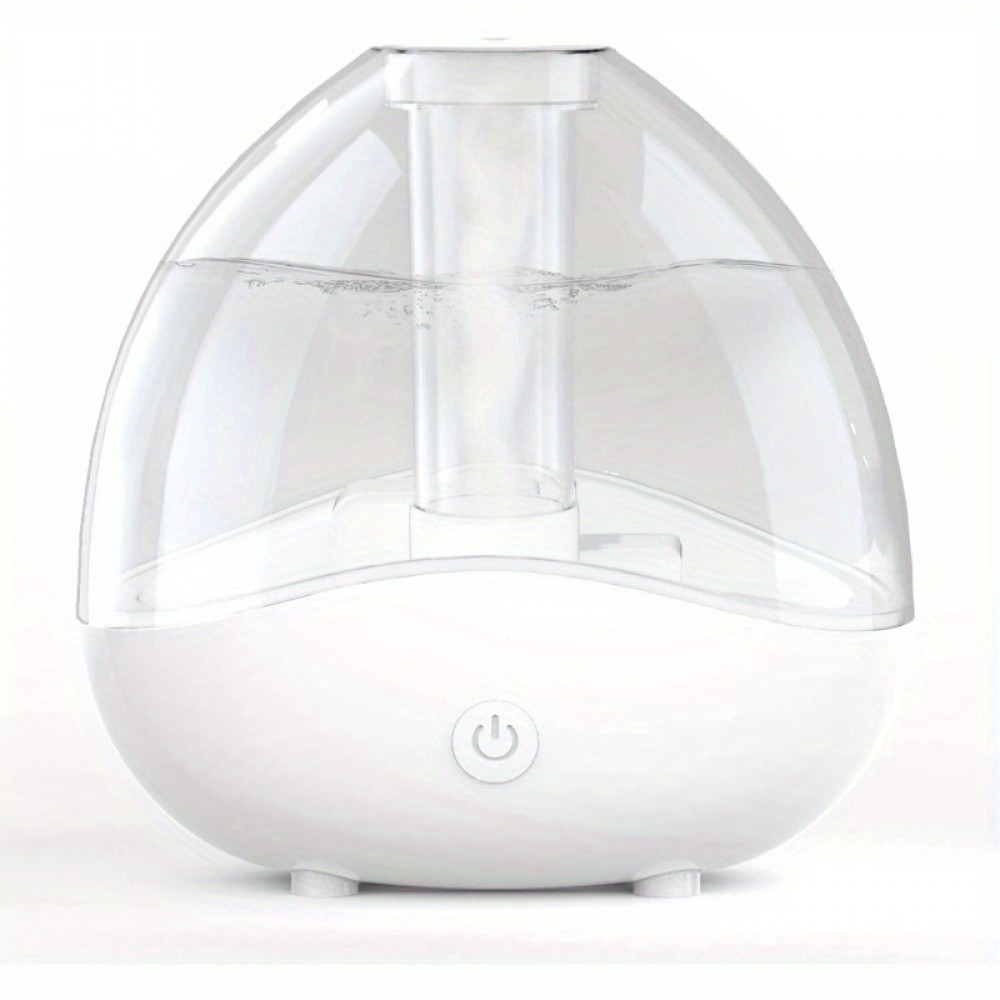 Umidificador de Névoa Fria com Tecnologia Soundwave e Difusor de Óleos Essenciais - Operação Silenciosa, 24H de Autonomia, Tanque Transparente, Design Compacto para Quarto, Escritório, Berçário, Plantas - Presente Ideal para Casa & Viagem - Umidificação E
