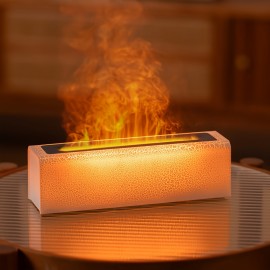 1 unidade, Umidificador de Chama Simulação Arco-íris USB para Casa e Mesa - Purificador de Ar com Chama Decorativa, Presente Estranho para Natal, Essencial para o Inverno, Ideias de Presentes para Meninas Adolescentes