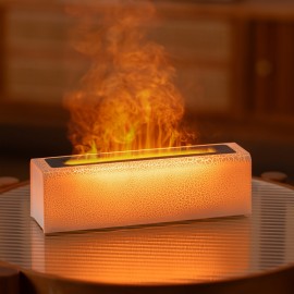 1 unidade, Umidificador de Chama Simulação Arco-íris USB para Casa e Mesa - Purificador de Ar com Chama Decorativa, Presente Estranho para Natal, Essencial para o Inverno, Ideias de Presentes para Meninas Adolescentes