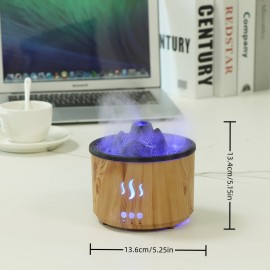 8.79oz Difusores Para Casa, Difusor De Óleo Essencial Difusores De Aromaterapia Ultrassônicos Aromaterapia Fragrante Difusor De Óleo Para Grande Sala De Escritório, Relógio Silencioso De Grão De Madeira. Quatro Estilos