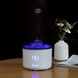 8.79oz Difusores Para Casa, Difusor De Óleo Essencial Difusores De Aromaterapia Ultrassônicos Aromaterapia Fragrante Difusor De Óleo Para Grande Sala De Escritório, Relógio Silencioso De Grão De Madeira. Quatro Estilos