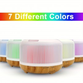 1pc 10.14oz Portátil USB Desktop Aromaterapia Humidificador de Óleo Essencial Com Luz Ambiente Colorida, Material Plástico, Operação de Baixa Voltagem, Perfeito Para Casa e Escritório, Sala de Yoga, Humidificador de Óleo Essencial Portátil de Aromaterapia