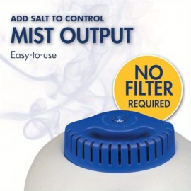 Vaporizador de Vapor TheraCare - Sem Filtro Necessário, Operação Ultra-Silenciosa e Aquecedor Portátil para Pequenos Ambientes, Quartos, Escritórios - Alívio Rápido da Congestão, Relaxamento com Proteção contra Superaquecimento - Ideal para Resfriado, Tos