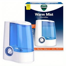 Humidificador de Vicks para Quarto e Casa - Humidificador de Ar Grande com Fragrância, Vaporizador de Vapor para Tosse, Congestão, Alergias, Ar Seco VapoSteam Compatível, Não É Necessário Eletricidade, Humidificador para Quarto, Estética Moderna, Exterior