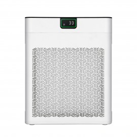 Purificadores de ar para casa, sala grande até 1740 pés quadrados, purificador de ar com filtro H13 HEPA e sensor de qualidade do ar com visor PM 2.5, purificador de ar para quarto, poeira, animais de estimação, fumo, poluente, branco