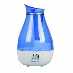 Umidificador ultrassônico de névoa fria TheraCare para quartos de tamanho médio, sem necessidade de filtro, azul