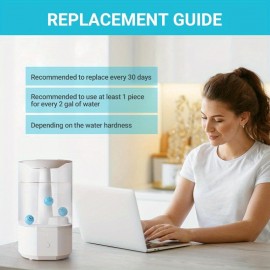 Limpeza do humidificador com bola de luta contra o mofo e bactérias com limpeza do humidificador previne a formação de água dura elimina o pó branco remove odo para todos os humidificadores e tanques de peixes