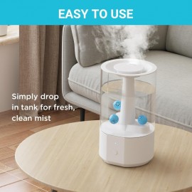 Limpeza do humidificador com bola de luta contra o mofo e bactérias com limpeza do humidificador previne a formação de água dura elimina o pó branco remove odo para todos os humidificadores e tanques de peixes