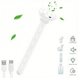 Humidificador de névoa fria USB Mini Humidificador de ar portátil para quarto, mesa, carro, viagem, escritório, bebê com comprimento ajustável