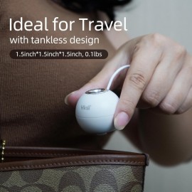 Mini Portátil Humidificadores Pessoal Desktop Humidificador para Viagem Escritório Quarto Plantas com 8H Auto Shutoff Fácil de Preencher e Limpar Silencioso Cool Mist Humidificador com Bolsa de Armazenamento Preto