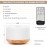 500ml Premium, difusor de óleo essencial com controle remoto, 5 em 1 ultrassônico, aromaterapia, fragrância, umidificador, vaporizador, temporizador e interruptor automático