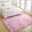 Tapete Macio e Fofo de Pelúcia com Estampa Tie Dye para Quarto Sala de Estar Decoração da Casa, Tapete de Pelúcia Colorido, Rosa, 1.52m x 2.44m