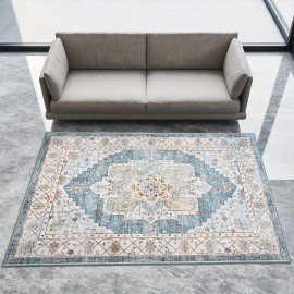 Tapete Boho Tribal Falso Peludo - Antiderrapante Lavável à Máquina com Design Vibrante Vermelho/Bege/Laranja/Branco/Cinza/Preta, Mistura de TPR e Poliéster Durável para Sala, Quarto, Escritório, Entrada da Varanda, Decoração de Casa, Tapetes Florais para 