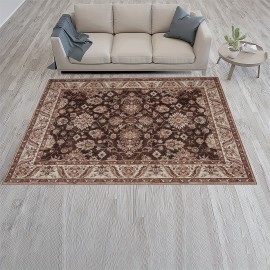 Tapete Macio, Estilo Boho, Lavável à Máquina, Ideal para Sala de Estar, Quarto, Escritório em Casa, Sala de Jogos e Cozinha, Decoração Residencial