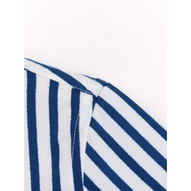 Camisa de botão de manga comprida com estampa azul e branca para homem - Elegante e casual, mistura de poliéster macio, fácil de cuidar (lavar à mão ou limpeza a seco), gola clássica, perfeita para negócios ou ocasiões sociais