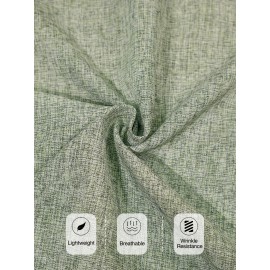 Camisa Masculina Casual de Manga Curta para Verão, Camisa de Linho para Praia e Férias