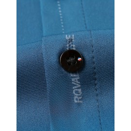 Camisa Masculina Leve e Respirável de Manga Curta para o Verão - Estampa Tropical Vibrante, Botões com Bolso no Peito, Corte Regular para Looks Casuais e ao Ar Livre | Roupa Casual de Verão, Confortável para Climas Quentes