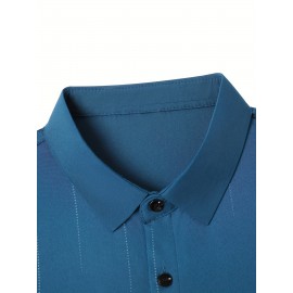 Camisa Masculina Leve e Respirável de Manga Curta para o Verão - Estampa Tropical Vibrante, Botões com Bolso no Peito, Corte Regular para Looks Casuais e ao Ar Livre | Roupa Casual de Verão, Confortável para Climas Quentes