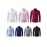 Camisas sociais masculinas com botões, casuais, de cor sólida, básicas, de manga longa, roupas de primavera para férias na praia, moda de rua
