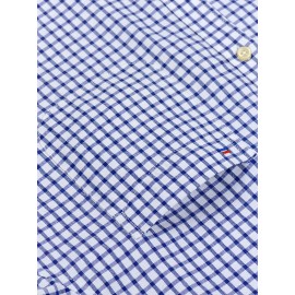 Camisa formal de manga comprida com design clássico listrado para homem, camisa de botão para ocasiões formais de negócios, presente para homem