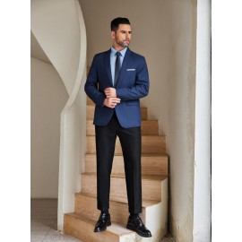 Camisas de vestir para homem sem rugas, com botões de manga comprida, formal e de negócios.