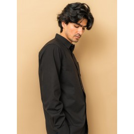 Camisas de vestir para homem sem rugas, com botões de manga comprida, formal e de negócios.