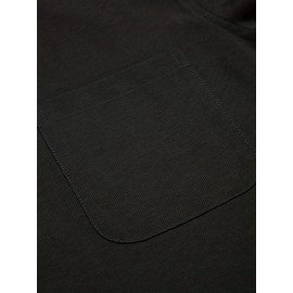 Camisa Oxford de manga comprida para homem, com botões e gola de banda, ideal para o verão na praia.