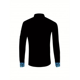 Camisa de manga comprida com colar