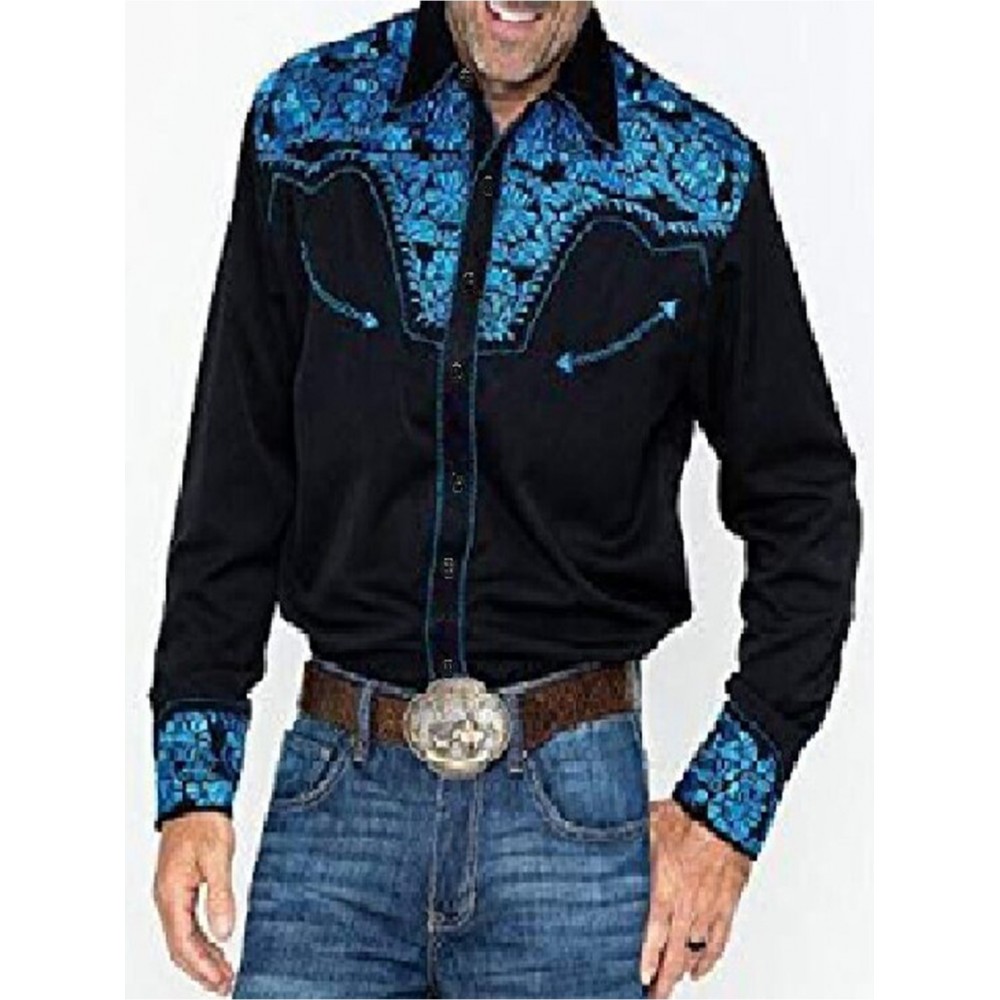 Camisa de manga comprida com colar