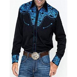 Camisa de manga comprida com colar