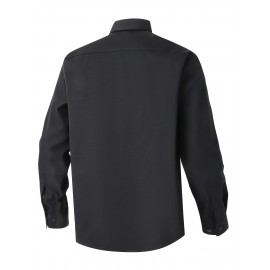 Jaqueta casual de manga comprida com bolsos duplos para homem, primavera e verão, solta e versátil, moda casual, cargo.
