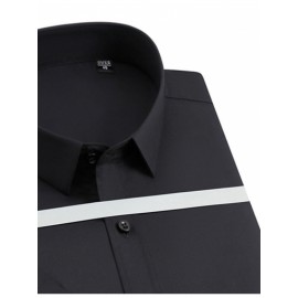 A camisa de manga curta de fibra de bambu elástica nova de verão é uma camada interna versátil para homens.