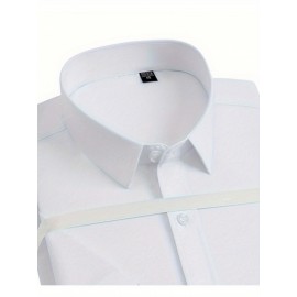 A camisa de manga curta de fibra de bambu elástica nova de verão é uma camada interna versátil para homens.
