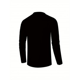 Camisa Social Masculina de Manga Longa - Botão na Gola em Preto/Branco, Tecido Não Elástico para Negócios, Festas e Uso Diário - Lavável à Máquina, Traje de Escritório e Festa, Design Card Suit, Material Opaco