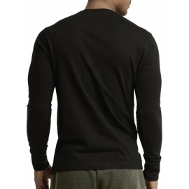 2 Peças de Camiseta Henley Masculina de Algodão Manga Longa S-3XL Regular, Confortável e Respirável, Corte Clássico com Gola Redonda, Leve e Casual, Ideal para Primavera, Outono e Inverno, Estilo Pullover para Homens