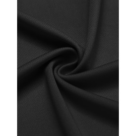 ELESOL Camisa de Algodão para Homem Verão Sem Dobrar Manga Curta Casual com Botão Camisetas Musculares