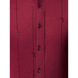 Camisa Masculina de Manga Curta JOSFOND - Poliéster Leve e Respirável, Corte Solto com Gola Quadrada e Estampa Animal, Design de Botões para Escritório e Casual, Tecido Suave